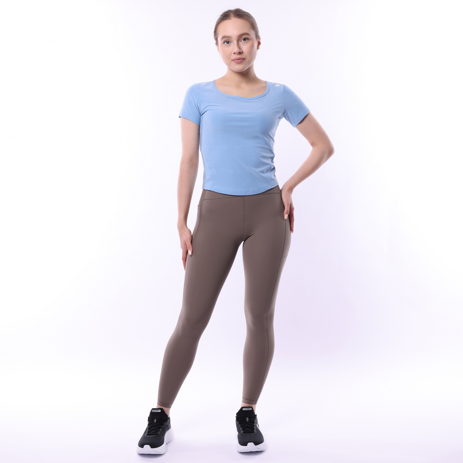 AULV044-2 Тайтсы Workout коричневый