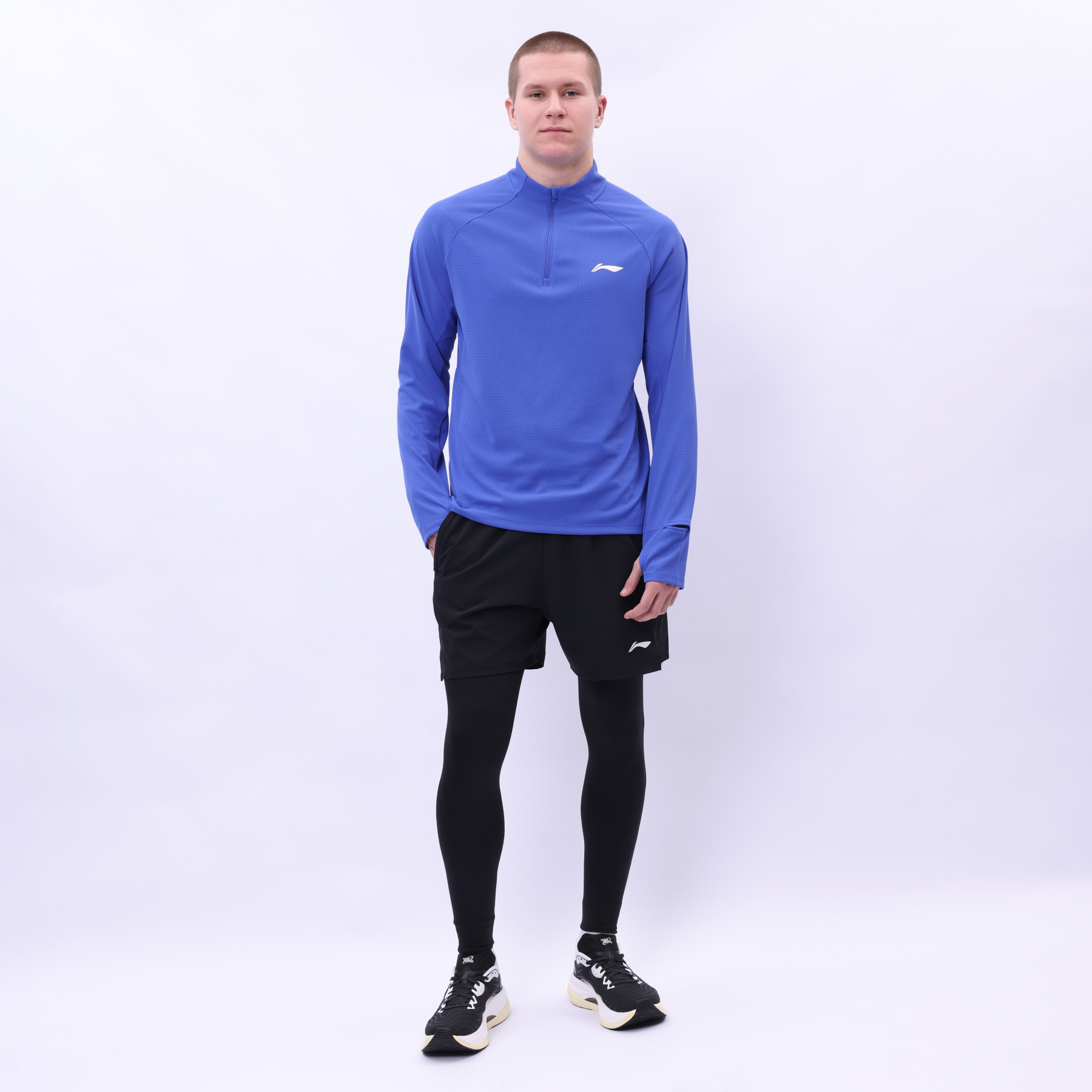 AWBV011-1 Комплект (тайтсы и шорты) Jogging черный