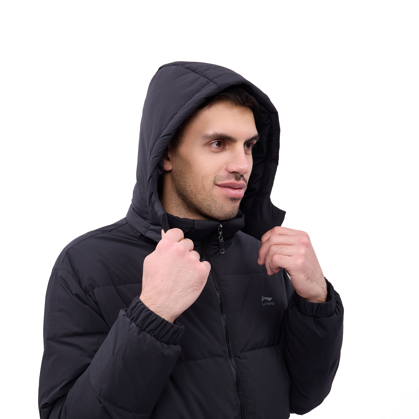 AYMV585-4 Пуховик Sports Style черный