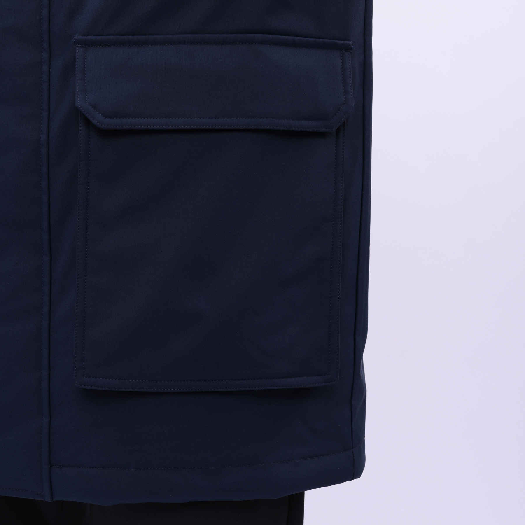 AYMU361-3 Пуховик Urban Sports синий