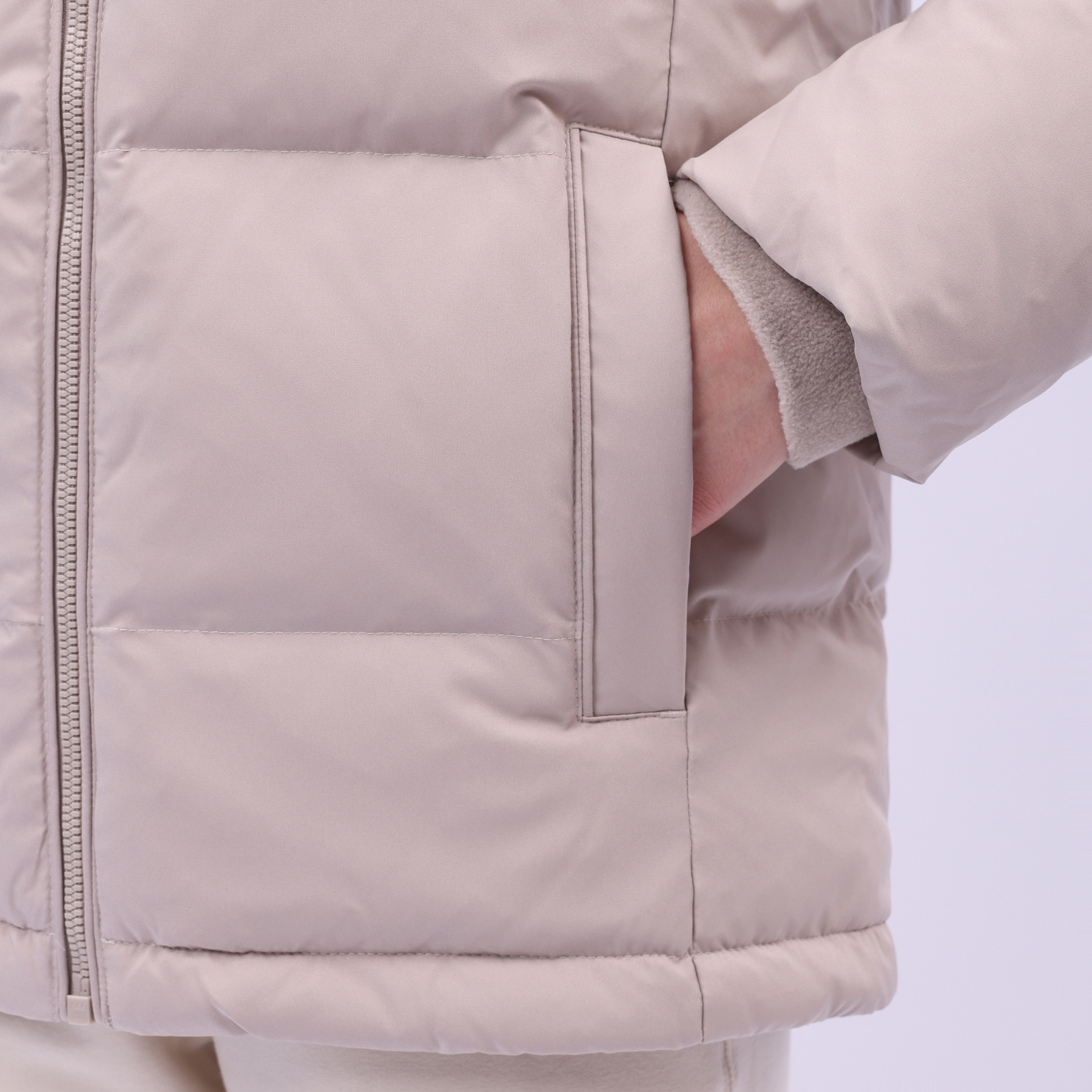 AYMU108-5 Пуховик Essentials серый