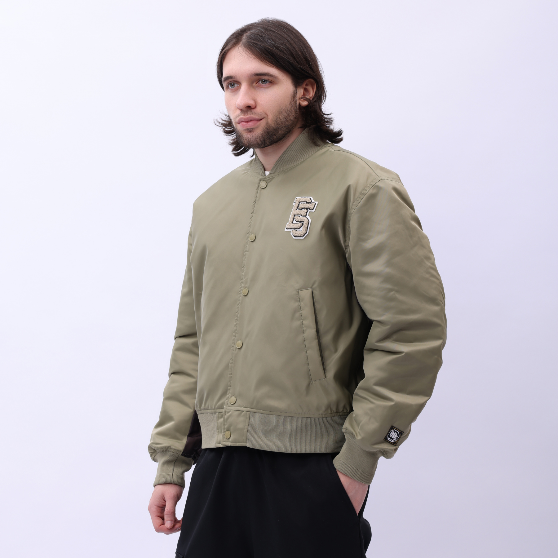 AJMV005-5 Куртка Bad5 Off-Court зелёный