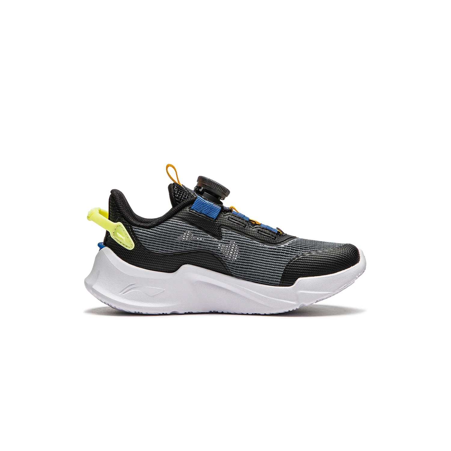 YKAU026-5 LIFESTYLE KIDS SPORTS SHOES Black/Cool Ebony