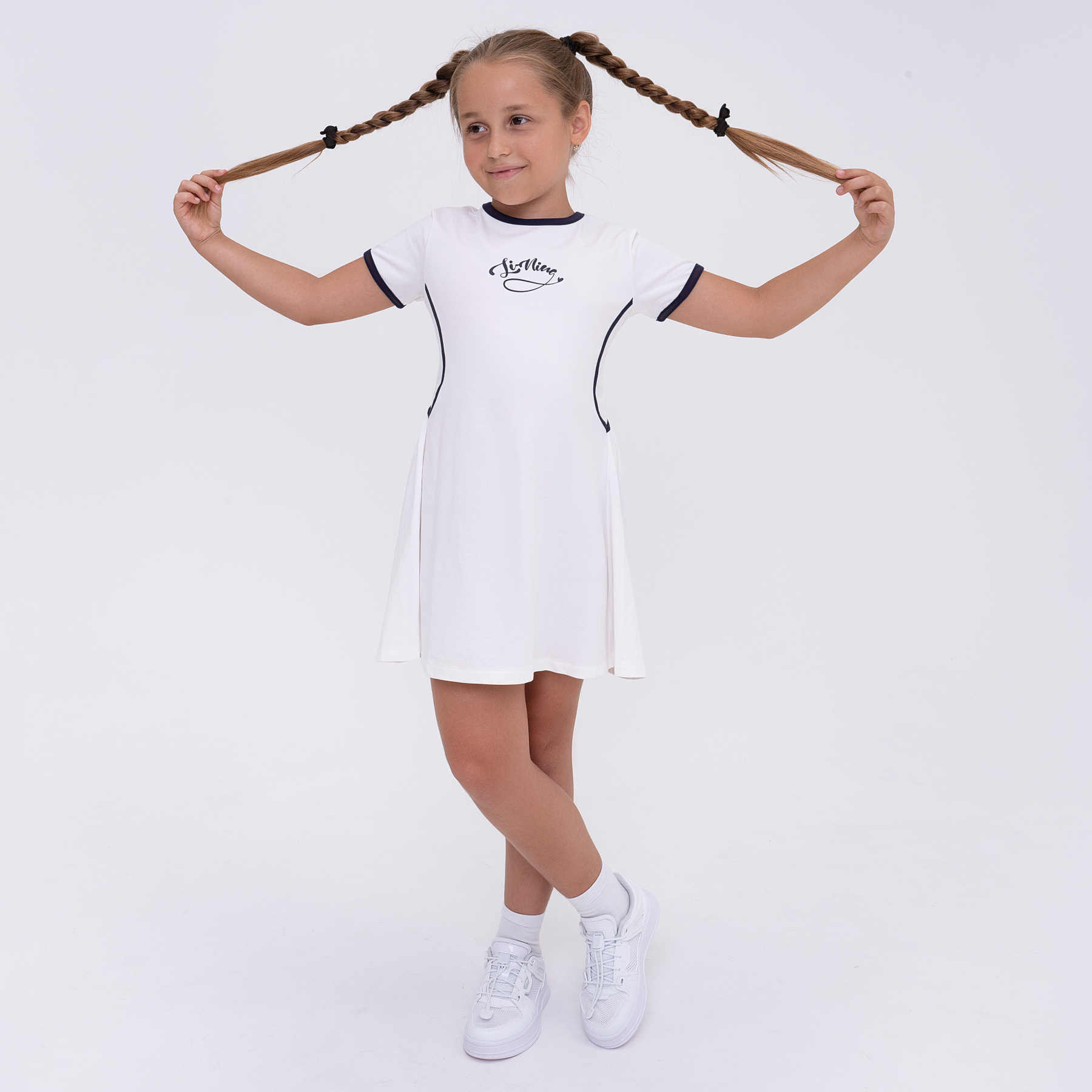 YSKU082-3 Платье Kids молочное