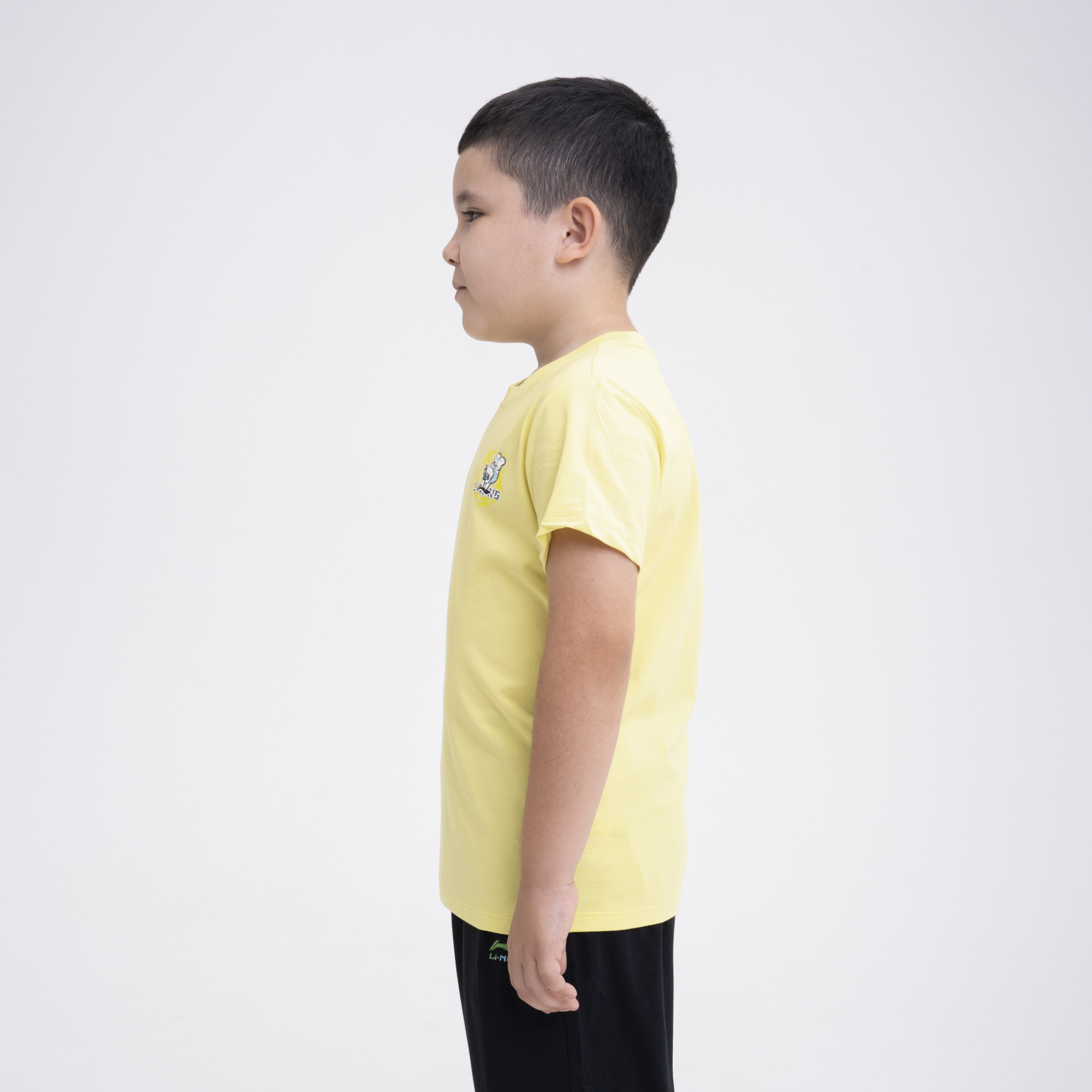 YHSU123-3 Футболка Kids желто-зелёная