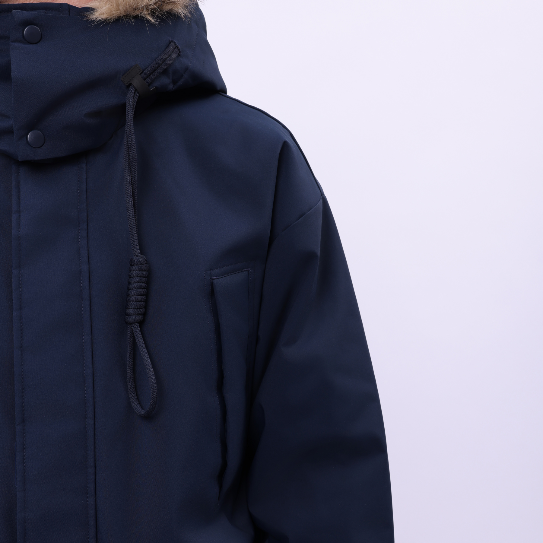 AYMU361-3 Пуховик Urban Sports синий