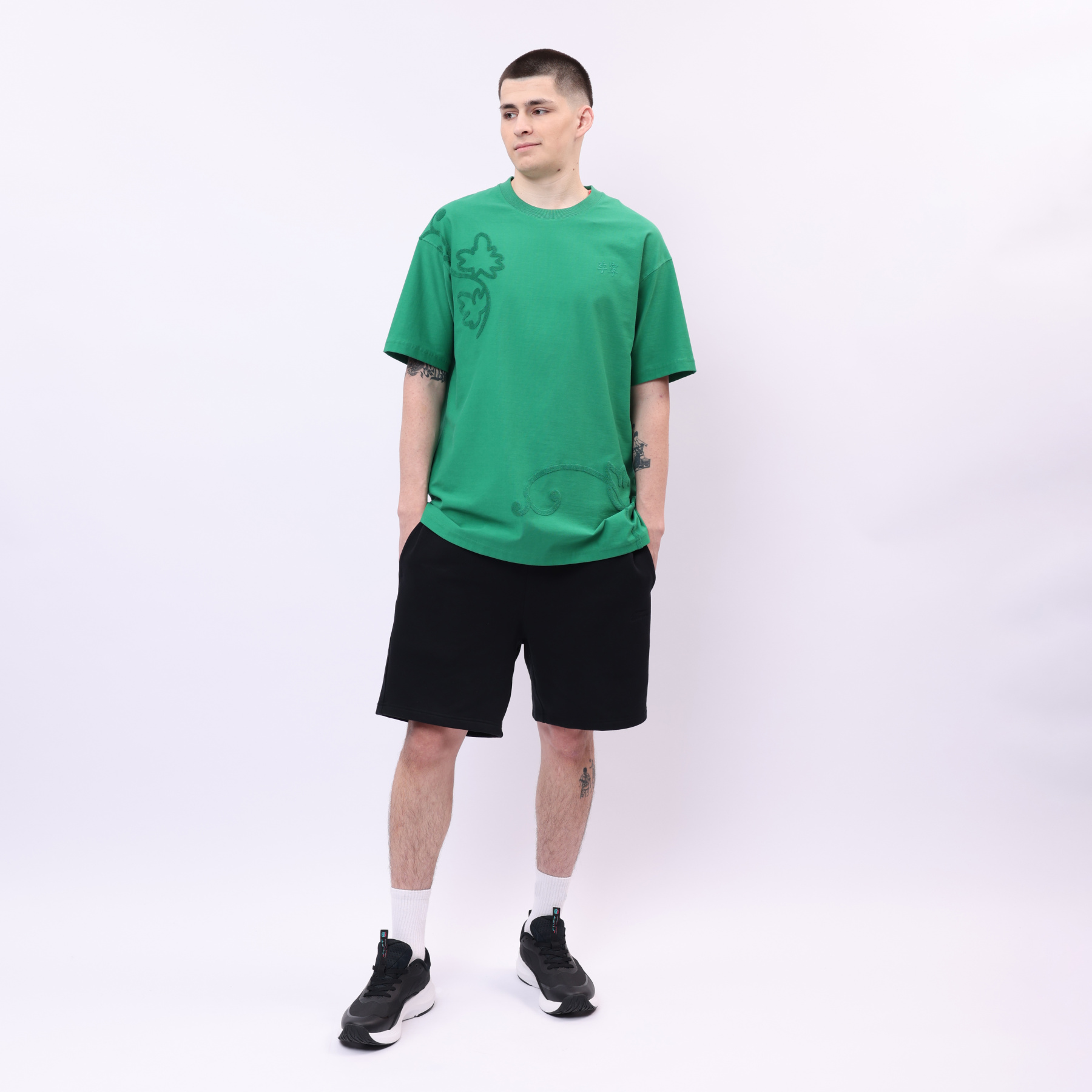 AHSU329-5 Футболка Sports Life зелёная