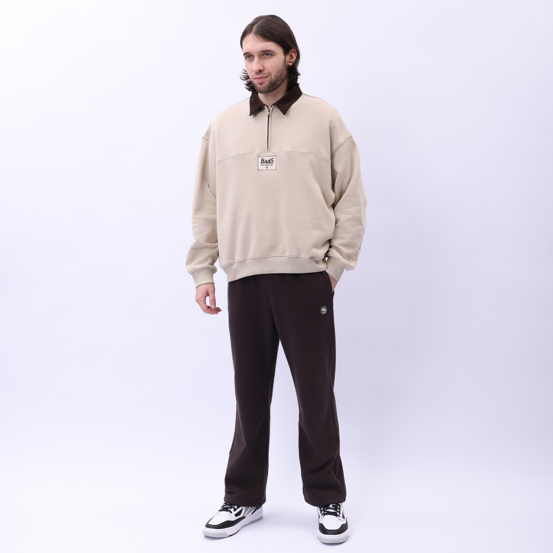 AWDV295-3 Толстовка Bad5 Off-Court коричневый
