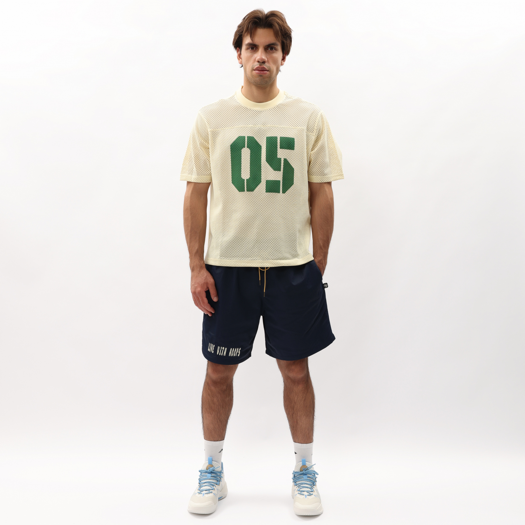 AKSV389-4 Шорты Bad5 Off-Court синий