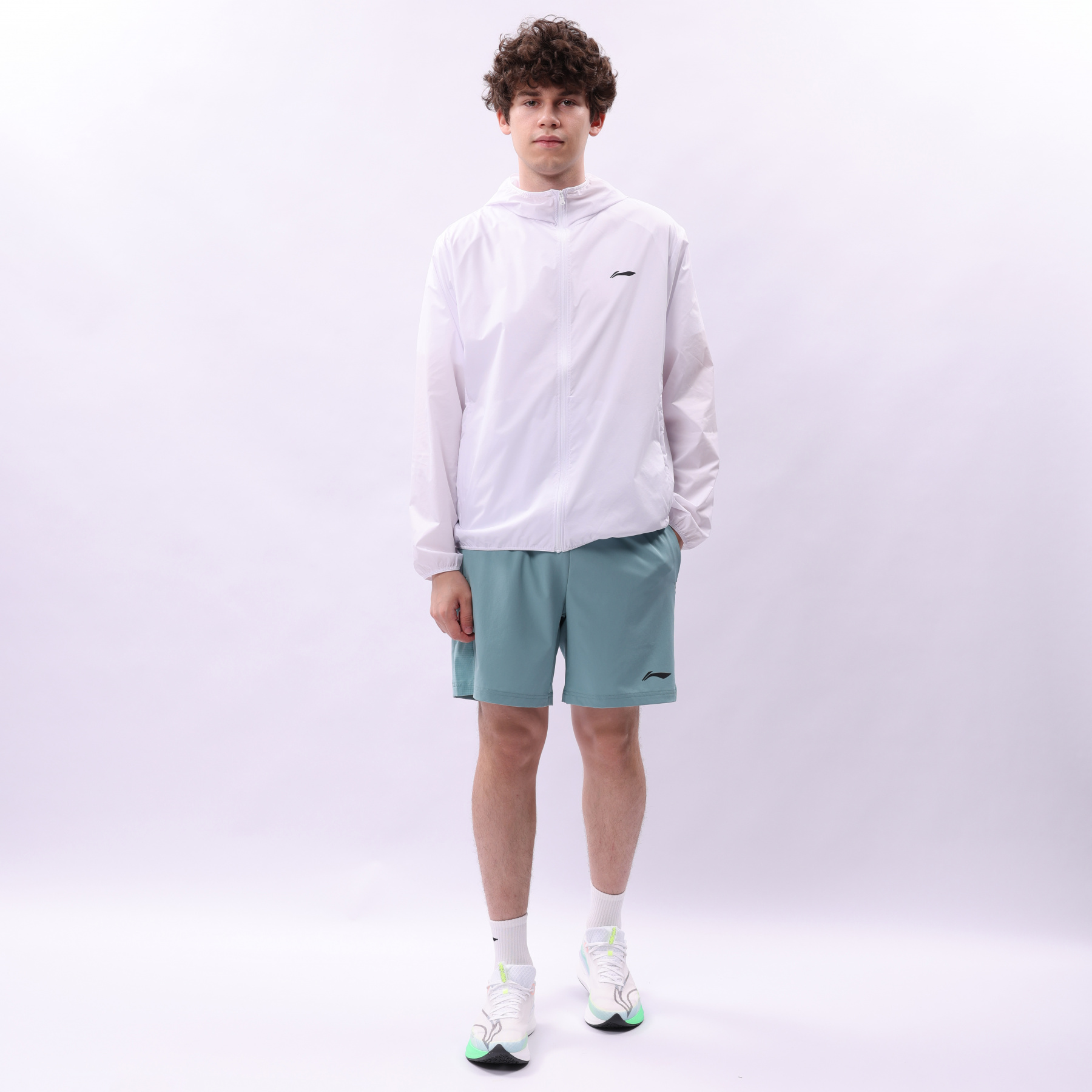 AKSV089-3 Шорты Jogging зеленый