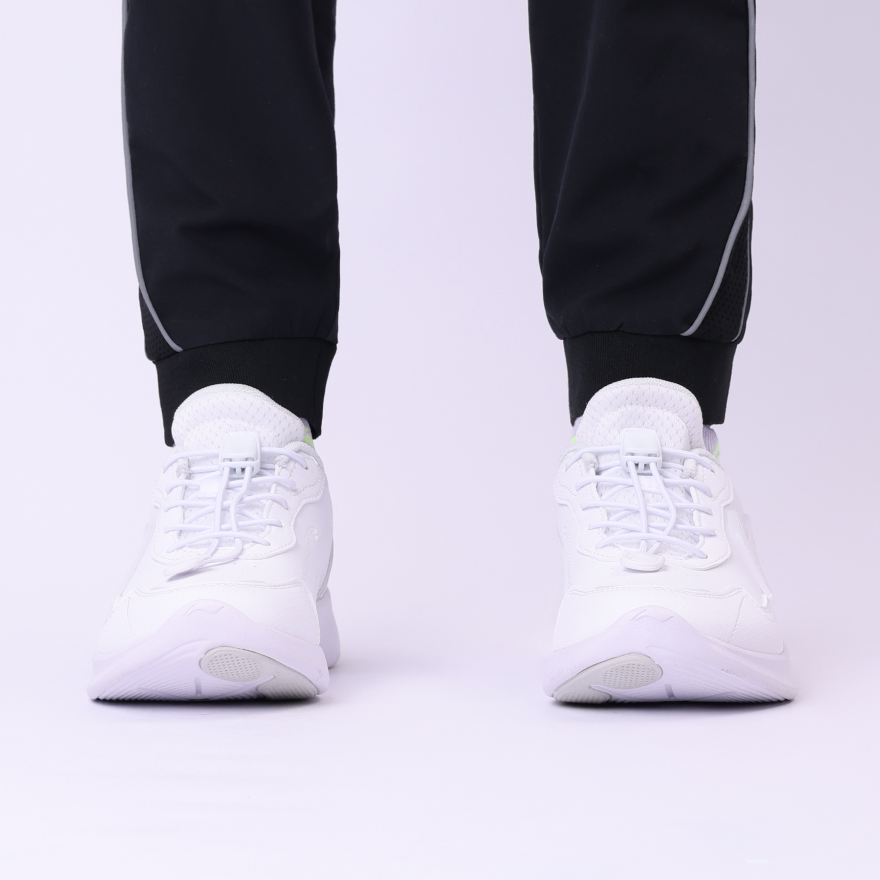 YKCU116-11 Lifestyle Youth Casual Shoes Standard White/Shallow Lime