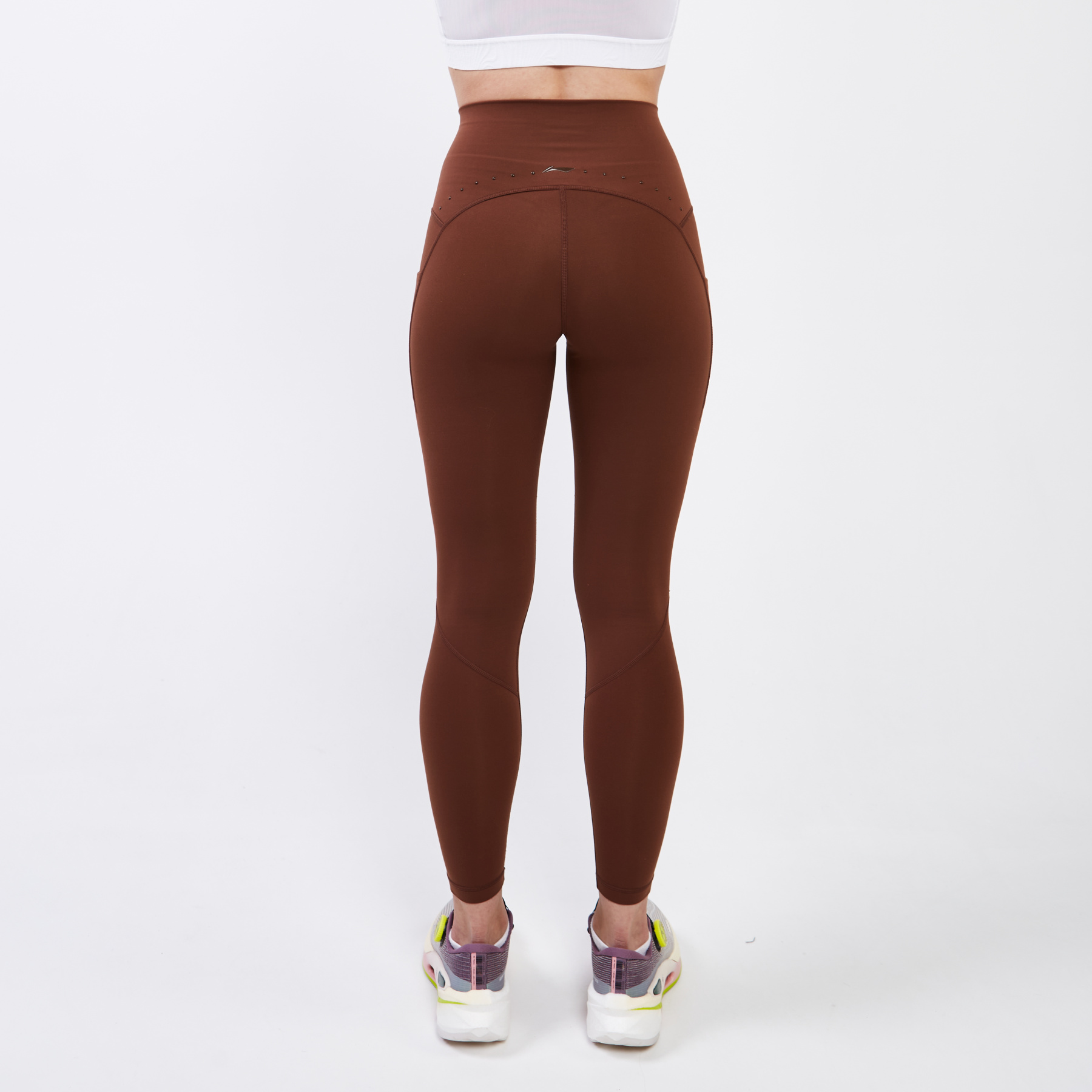 AULU066-4 Брюки спортивные Fitness коричневые