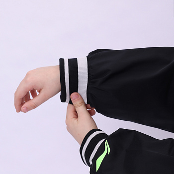 YJDU027-2 Basketball Jacket Vapor Blue/Black