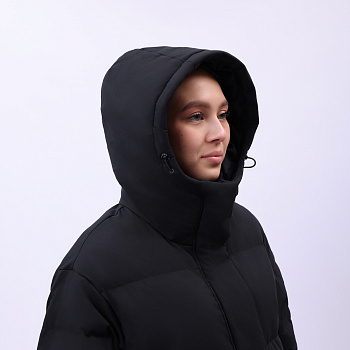 AYMU110-2 Длинный пуховик Essentials чёрный