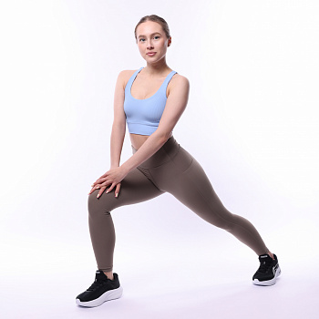 AULV048-4 Тайтсы Yoga коричневый