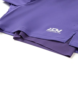 AKSW602-2 Брюки спортивные Trail Running фиолетовый