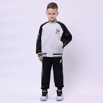 YJDU027-2 Basketball Jacket Vapor Blue/Black