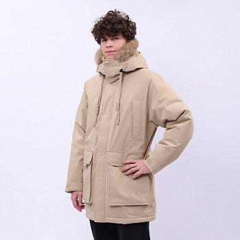AYMU361-2 Пуховик Urban Sports бежевый
