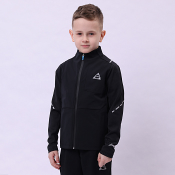 YFDU039-3 Professional Sports Knit Sports Coat Black