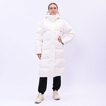 AYMU110-1 Длинный пуховик Essentials белый