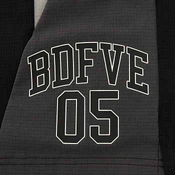 AKSW107-1 Шорты Badfive Streetball серый