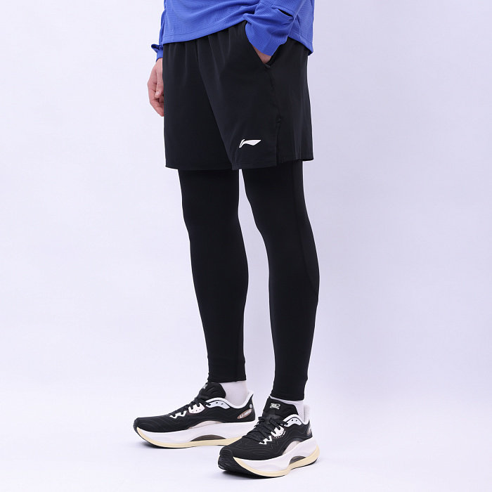 AWBV011-1 Комплект (тайтсы и шорты) Jogging черный