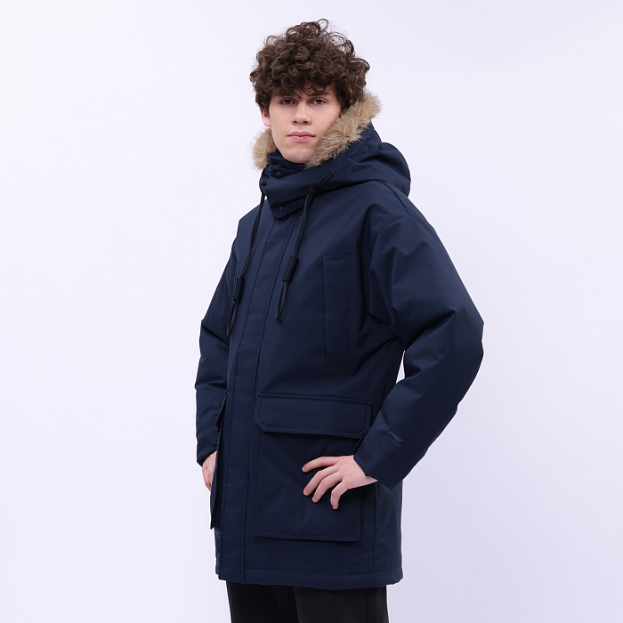 AYMU361-3 Пуховик Urban Sports синий