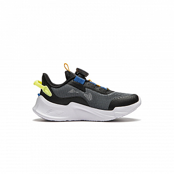 YKAU026-5 LIFESTYLE KIDS SPORTS SHOES Black/Cool Ebony