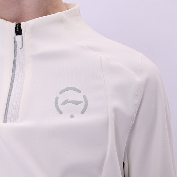 YWYU012-1 Professional Sports Knit Sports Coat Milk White
