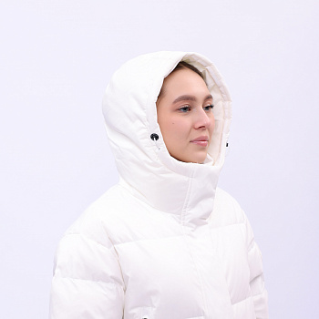 AYMU110-1 Длинный пуховик Essentials белый