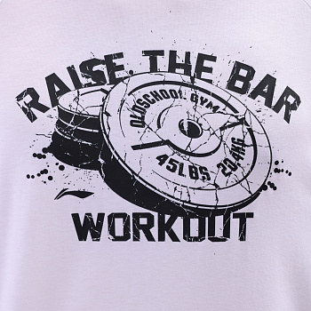 ATSU007-5 Футболка Fitness белая