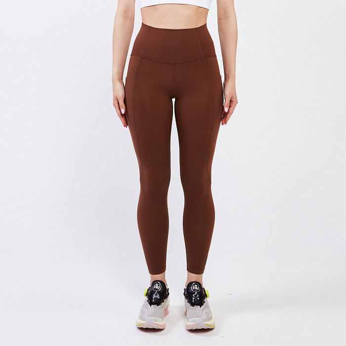 AULU066-4 Брюки спортивные Fitness коричневые