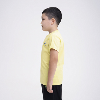 YHSU123-3 Футболка Kids желто-зелёная