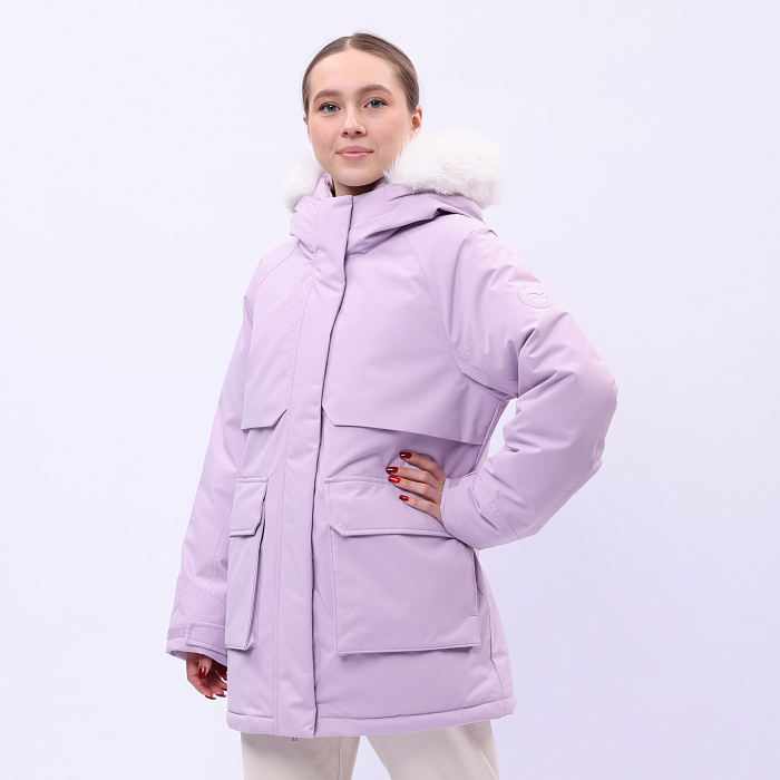 AYMU190-6 Пуховик Urban Sports фиолетовый