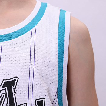 YATU007-1 Basketball Race Set Blue White Stripes/India Blue