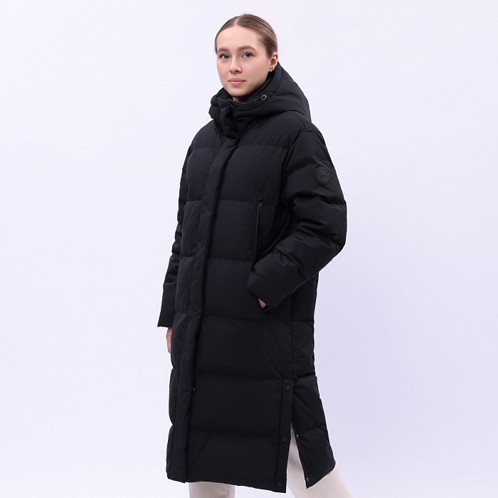 AYMU110-2 Длинный пуховик Essentials чёрный