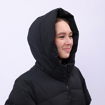AYMU044-3 Длинный пуховик Urban Sports чёрный