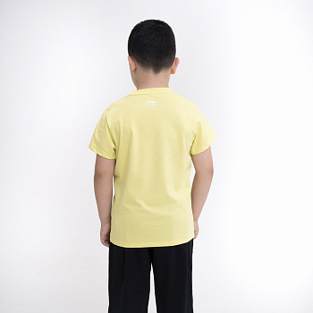YHSU123-3 Футболка Kids желто-зелёная
