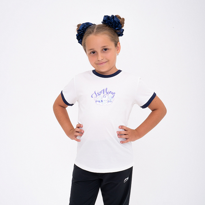 YHSU118-1 Футболка Kids молочная