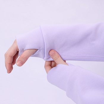 YWYU010-2 Professional Sports Knit Sports Coat Light Clove Purple