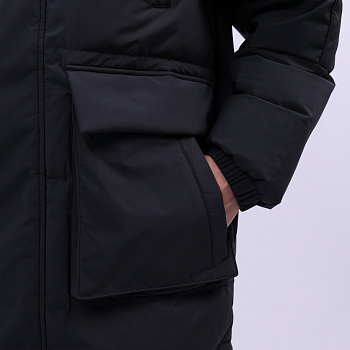 AYMU177-1 Длинный пуховик Urban Sports чёрный