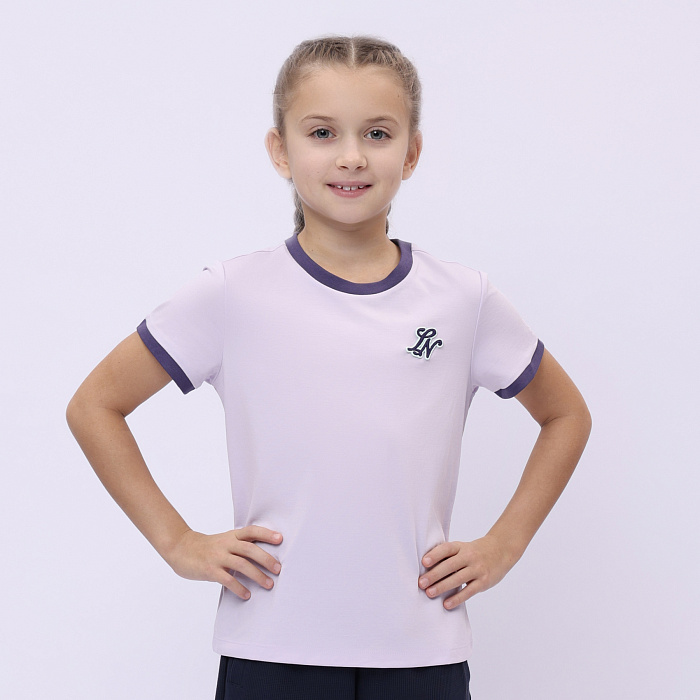 YHSU162-2 Футболка S/S фиолетовая