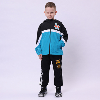 YFDU001-4 Sports Life Windbreaker India Blue/Black