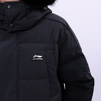 AYMU177-1 Длинный пуховик Urban Sports чёрный