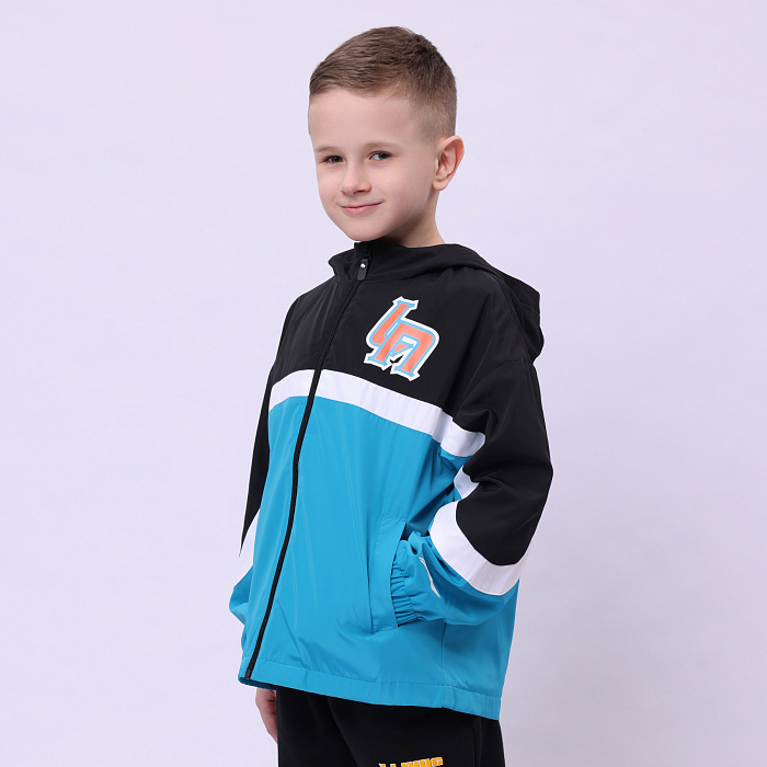 YFDU001-4 Sports Life Windbreaker India Blue/Black