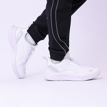 YKCU116-11 Lifestyle Youth Casual Shoes Standard White/Shallow Lime