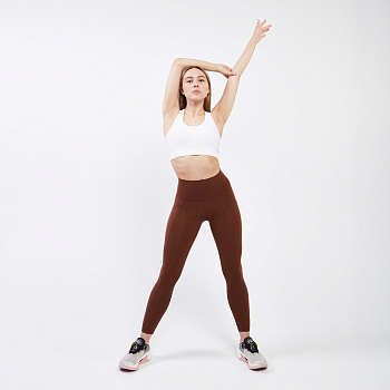AULU066-4 Брюки спортивные Fitness коричневые