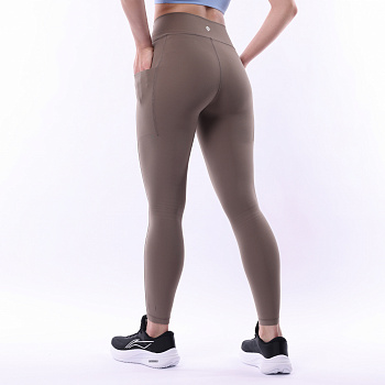 AULV048-4 Тайтсы Yoga коричневый