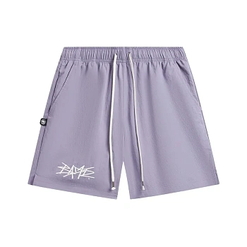 AKSW109-5 Шорты Badfive Culture фиолетовый