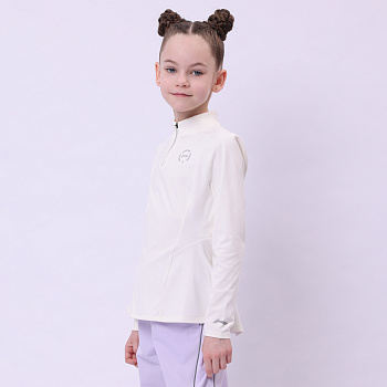 YWYU012-1 Professional Sports Knit Sports Coat Milk White